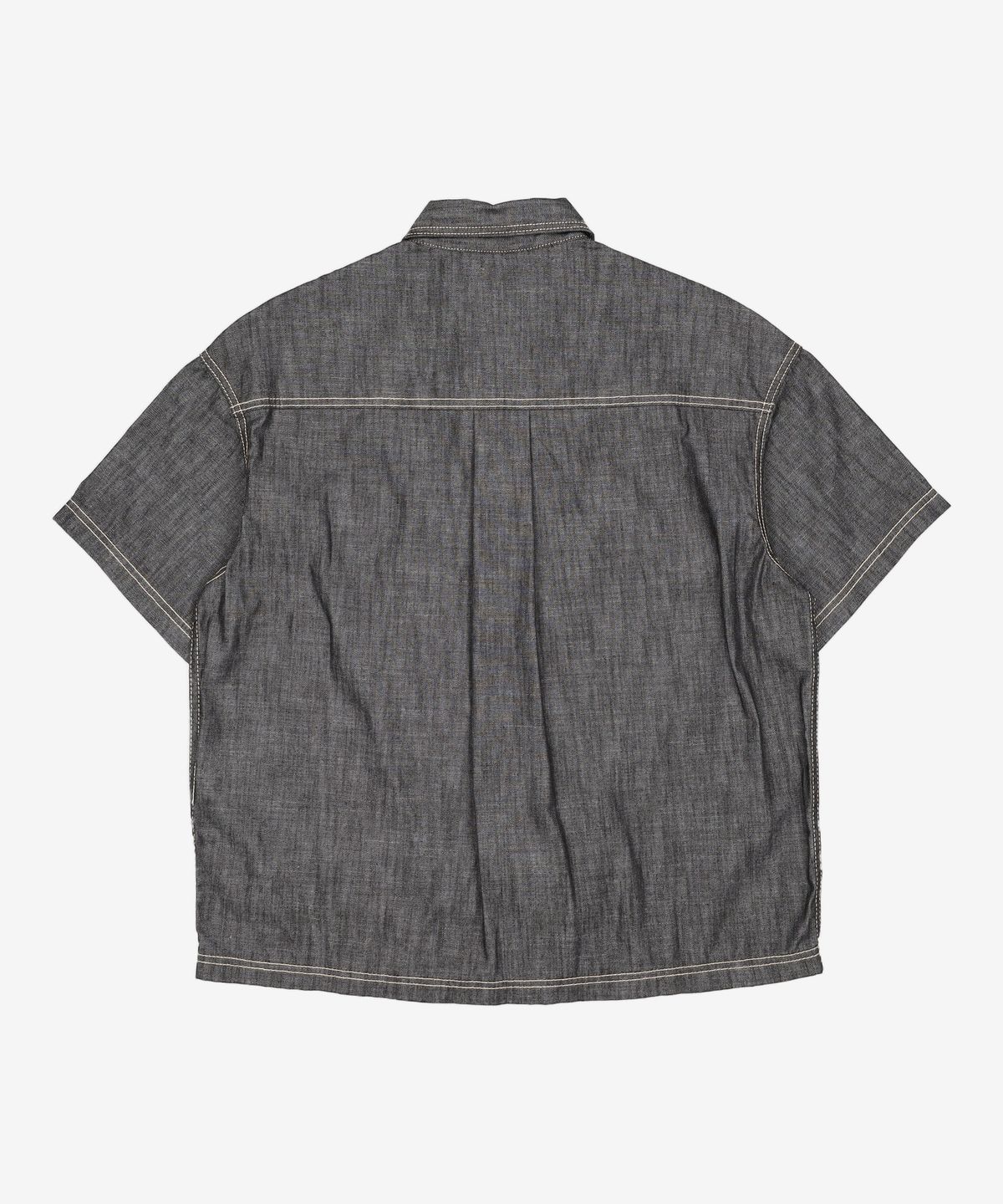 마틴플랜(MARTIN PLAN) Martin Half Denim Shirts - BLACK M