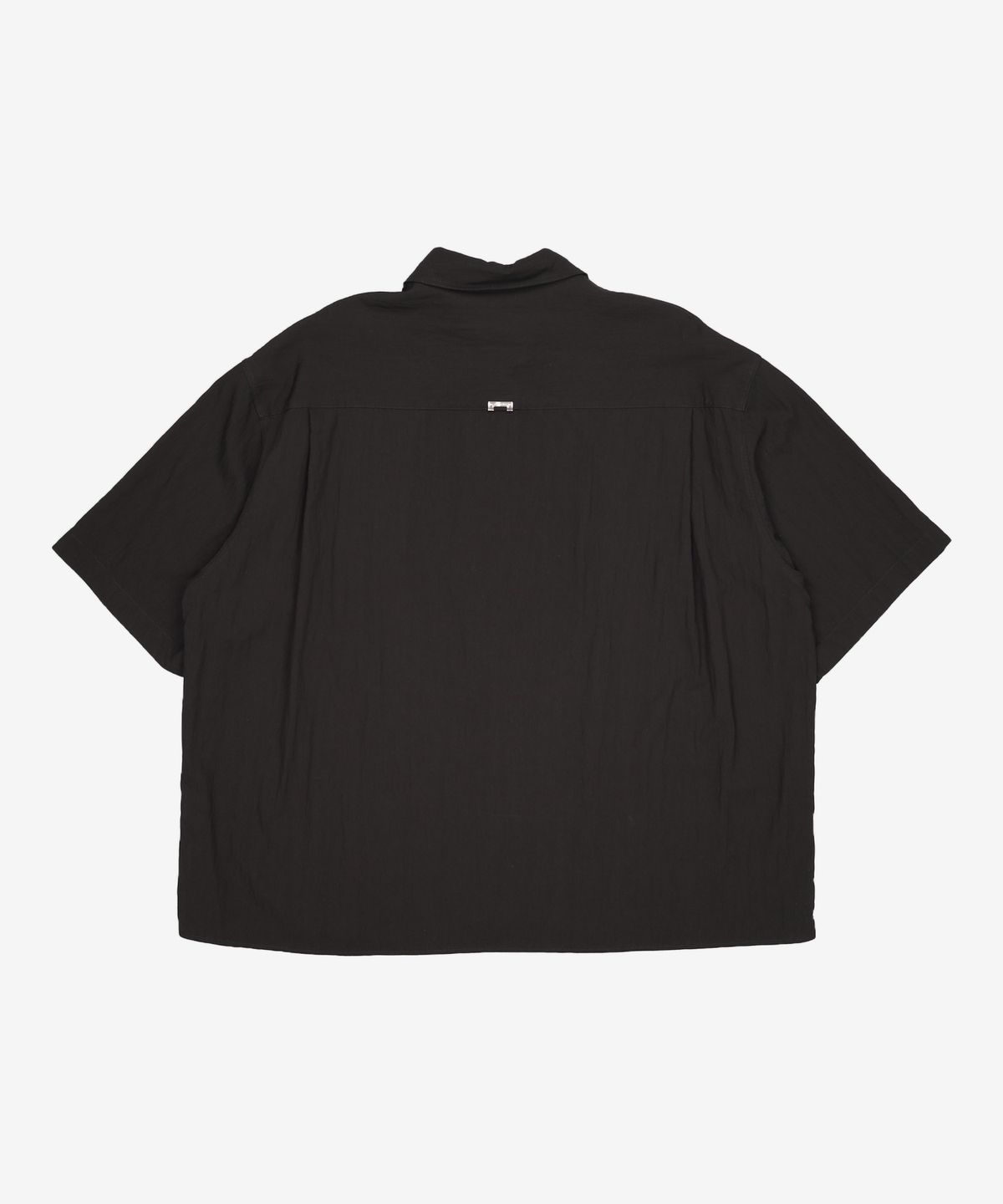 커스텀멜로우(CUSTOMELLOW) Black Oversized Pleasant Half Shirt CWSAM26311BKX XL