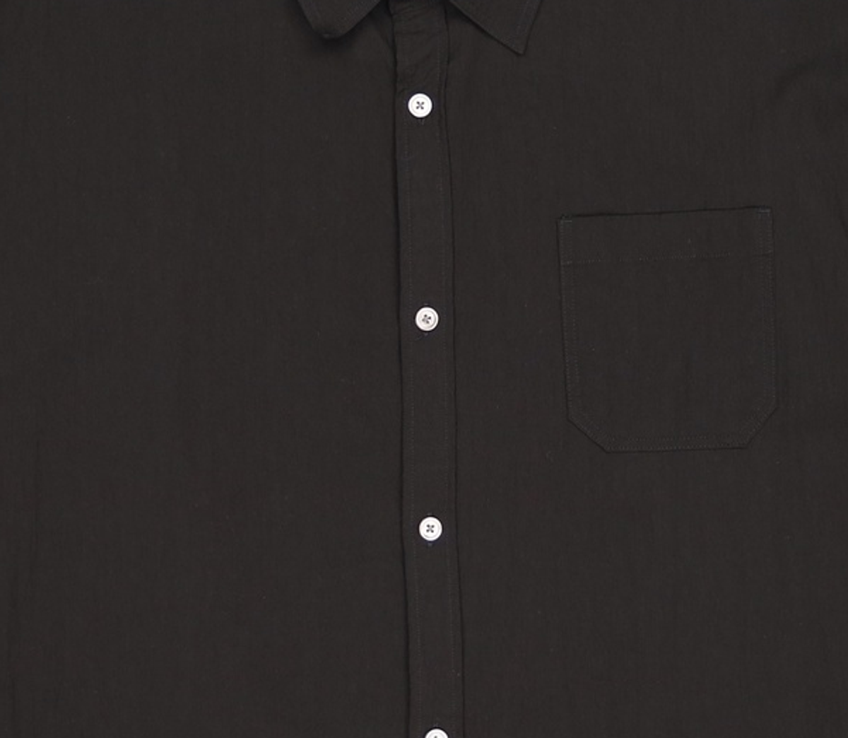 커스텀멜로우(CUSTOMELLOW) Black Oversized Pleasant Half Shirt CWSAM26311BKX XL