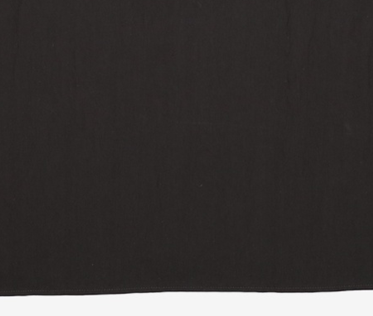 커스텀멜로우(CUSTOMELLOW) Black Oversized Pleasant Half Shirt CWSAM26311BKX XL