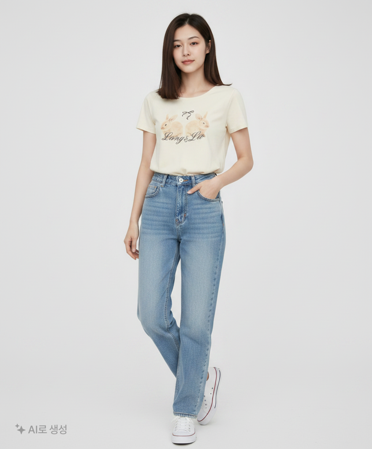 랭앤루(LANGNLU) 반소매 티셔츠 XS
