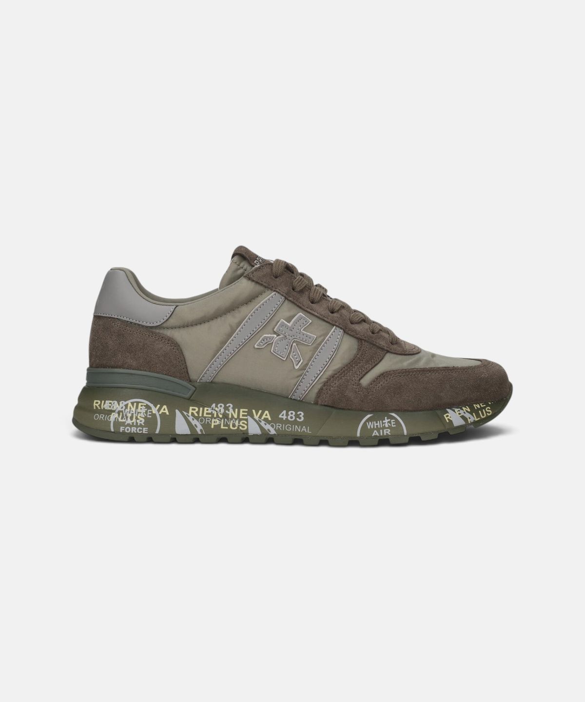 프리미아타(PREMIATA) [26FW][LANDER] 탁한 카키 남성 랜더 스니커즈