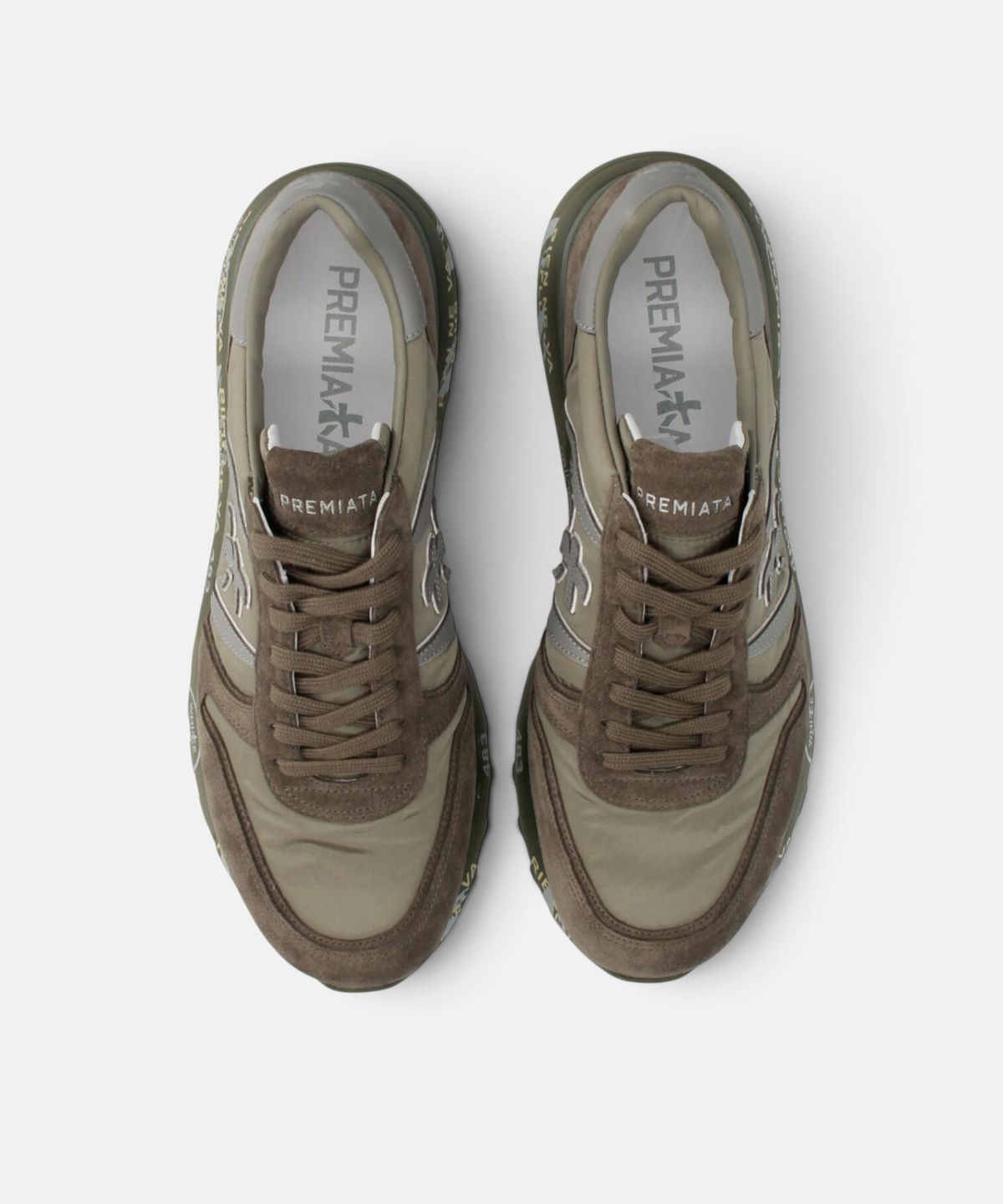 프리미아타(PREMIATA) [26FW][LANDER] 탁한 카키 남성 랜더 스니커즈