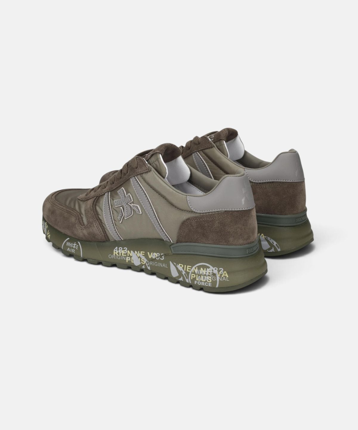 프리미아타(PREMIATA) [26FW][LANDER] 탁한 카키 남성 랜더 스니커즈