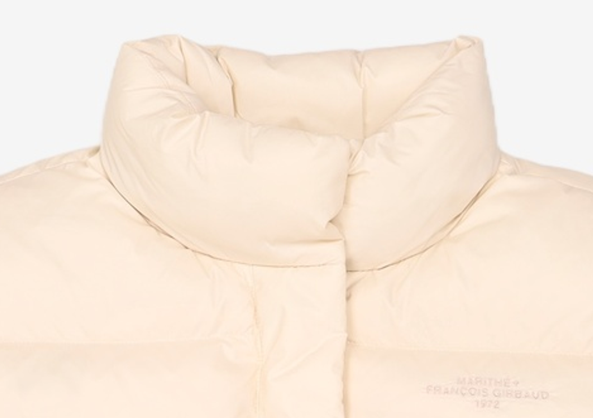 마리떼 프랑소와 저버(MARITHÉ + FRANҪOIS GIRBAUD) W BASIC DUCK DOWN CROP PUFFER ivory M