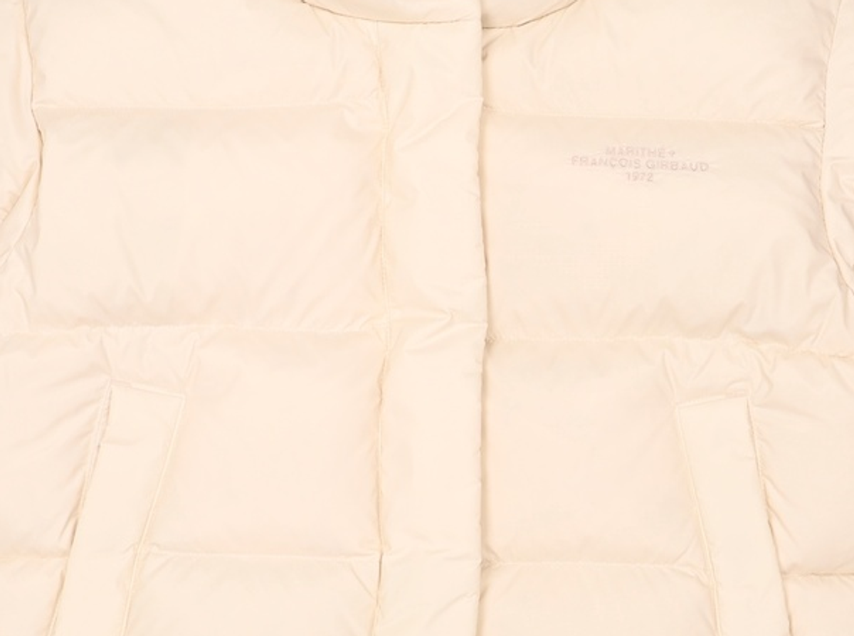 마리떼 프랑소와 저버(MARITHÉ + FRANҪOIS GIRBAUD) W BASIC DUCK DOWN CROP PUFFER ivory M
