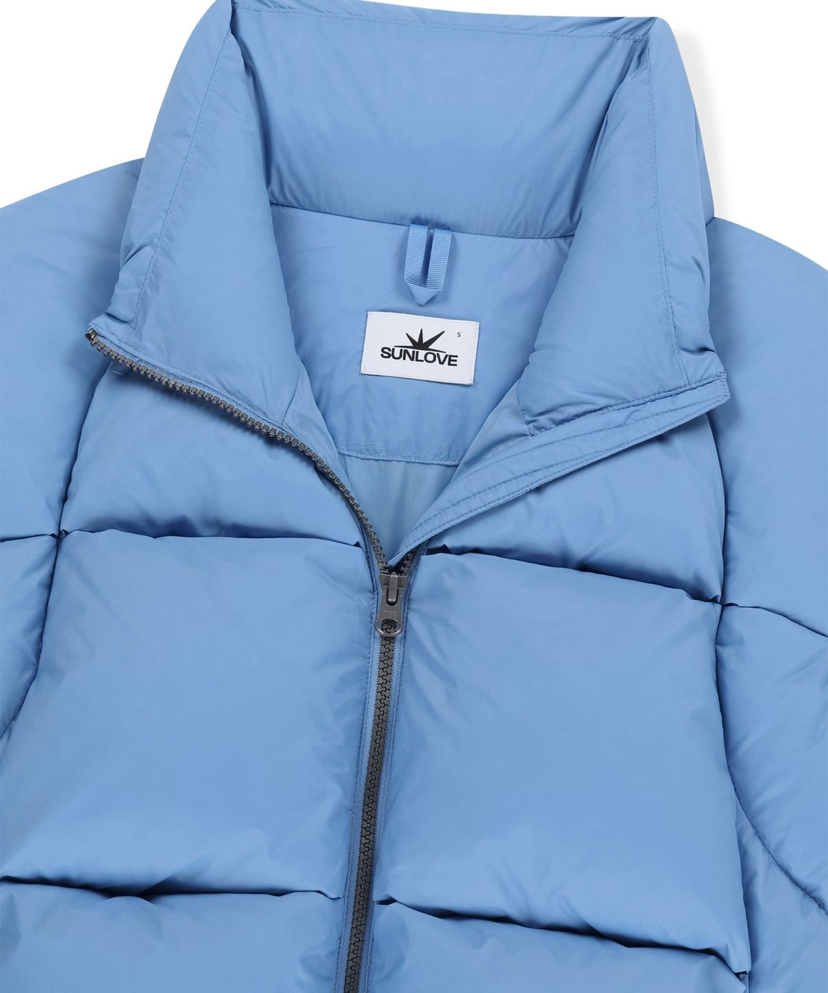 썬러브투어(SUNLOVETOUR) Toray Slice Down Jacket Light Blue