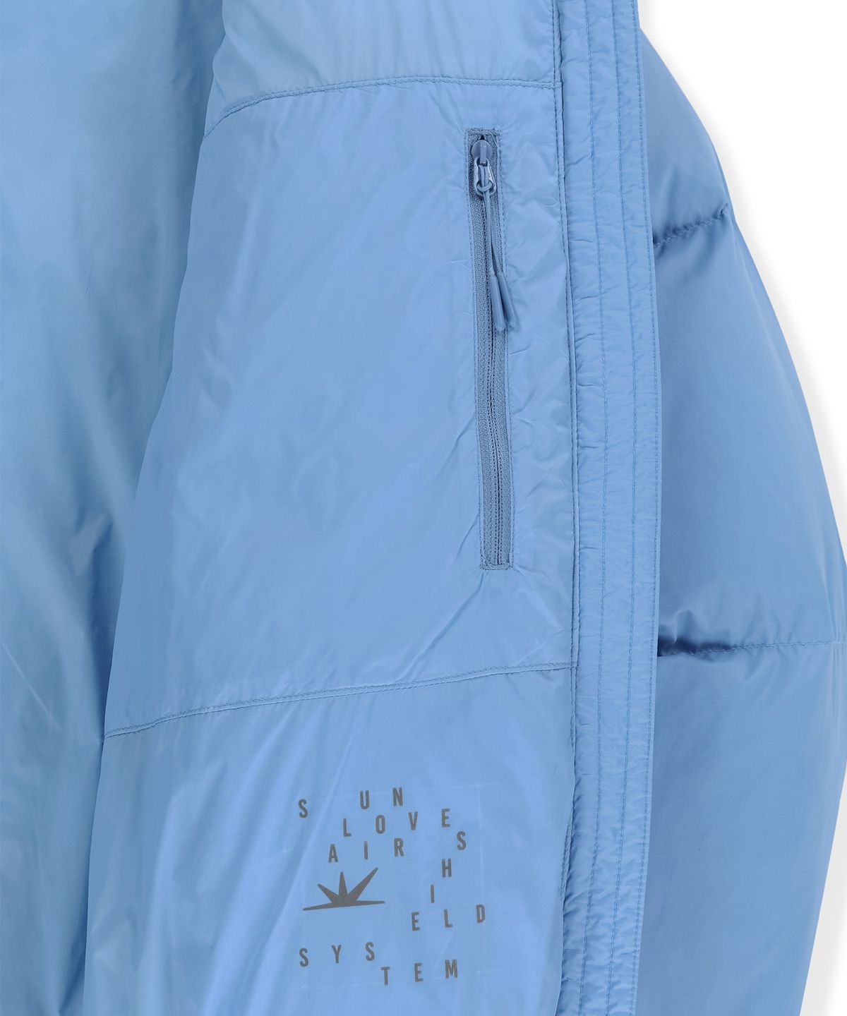 썬러브투어(SUNLOVETOUR) Toray Slice Down Jacket Light Blue