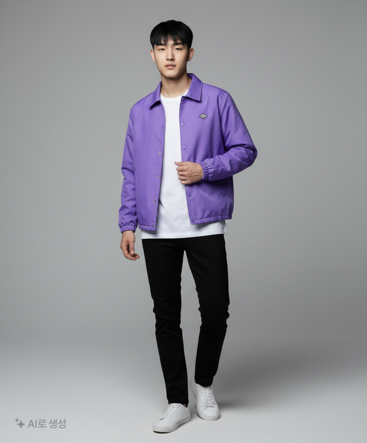 제너럴 아이디어(GENERAL IDEA) 스탠다드 코치 자켓 [PURPLE] / S21A01006 M