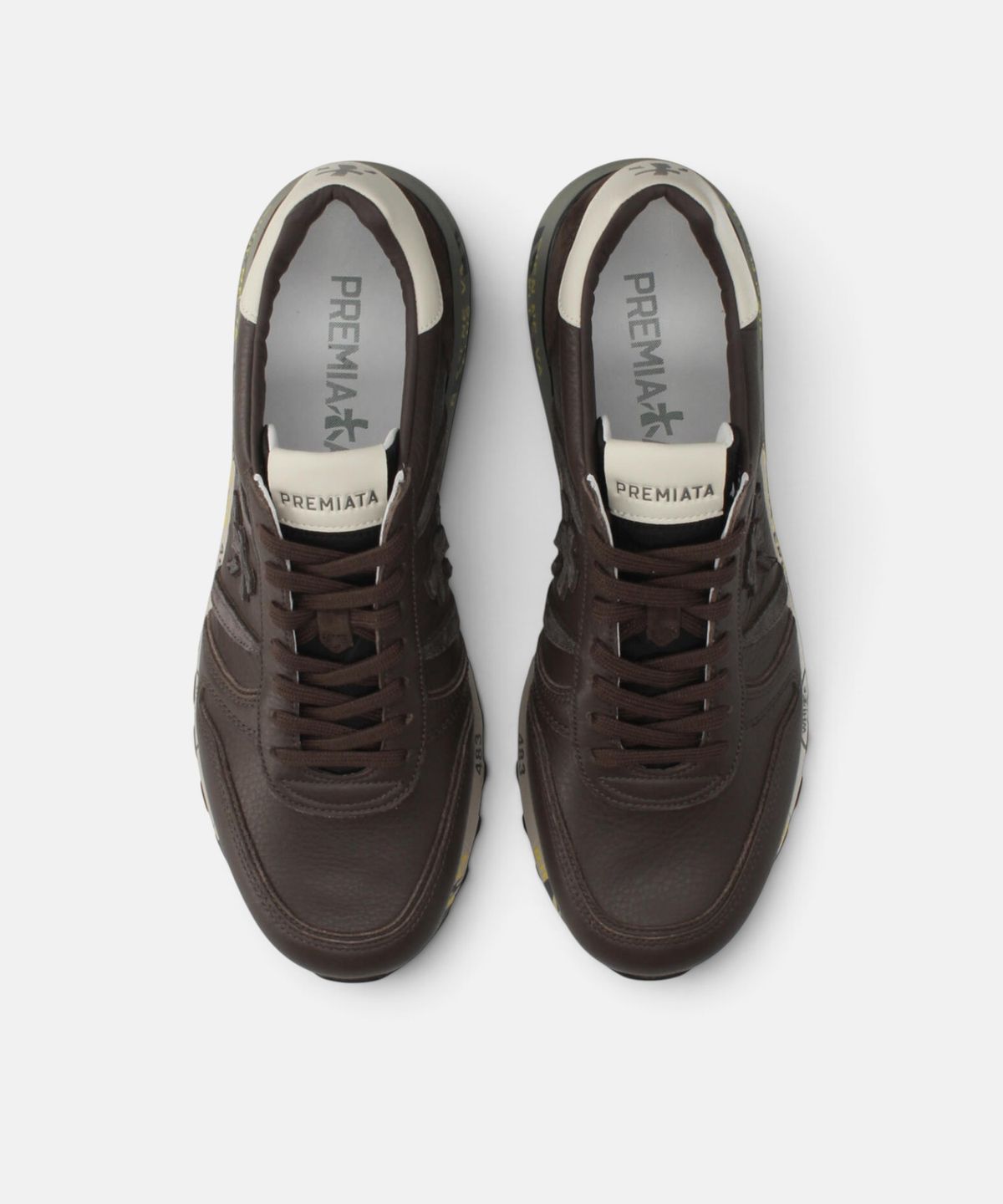 프리미아타(PREMIATA) [26FW][LANDER] 진한 브라운 남성 랜더 스니커즈