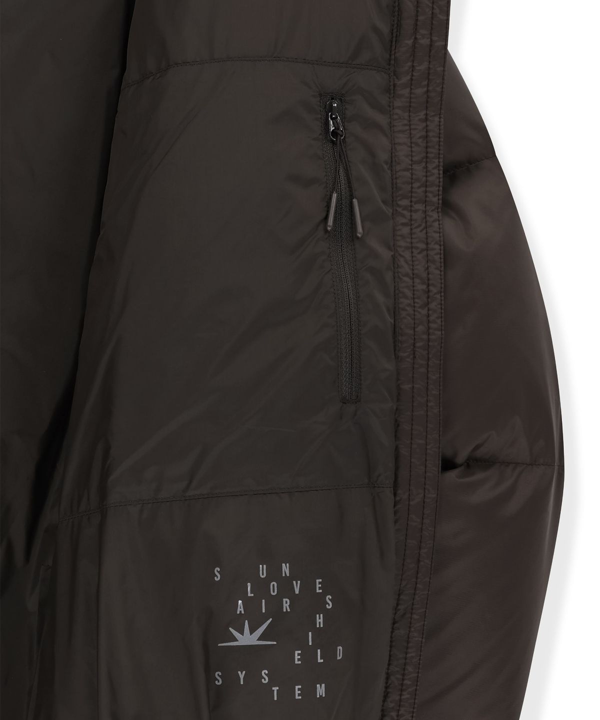 썬러브투어(SUNLOVETOUR) Toray Slice Down Jacket Brown