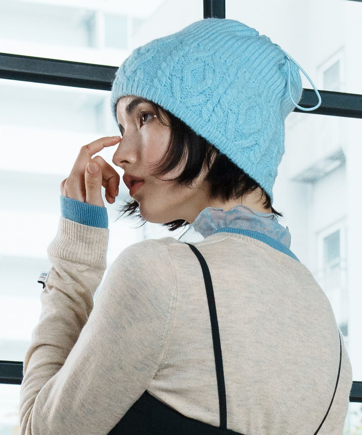 락피쉬웨더웨어(ROCKFISH WEATHERWEAR) HEART CABLE BEANIE - 4 colors