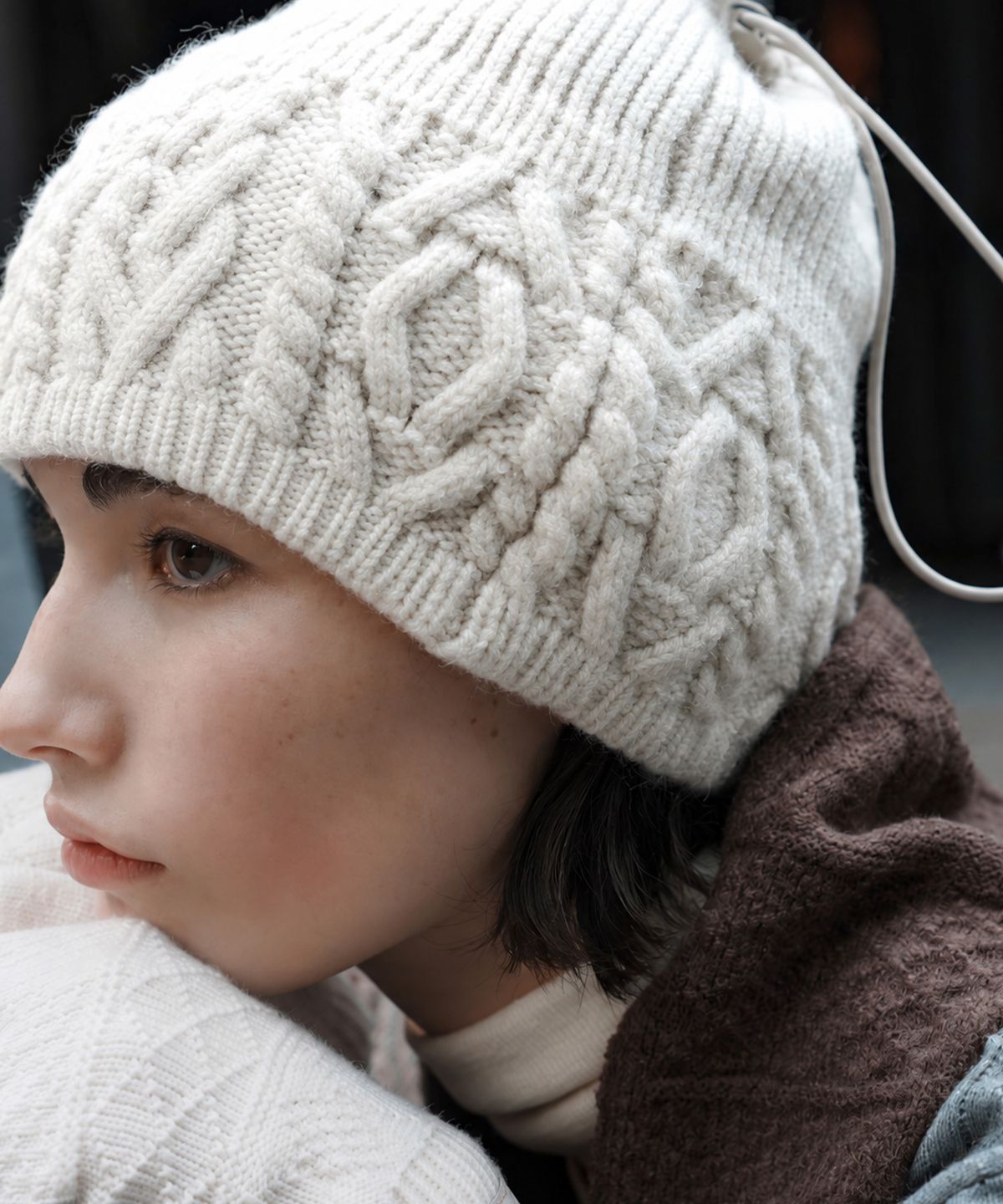 락피쉬웨더웨어(ROCKFISH WEATHERWEAR) HEART CABLE BEANIE - 4 colors