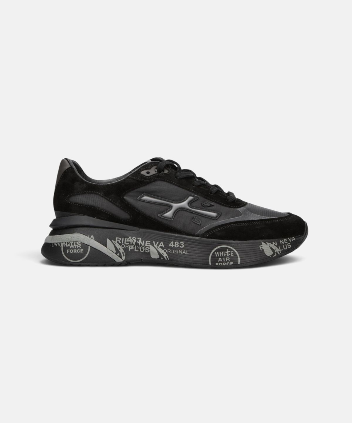 프리미아타(PREMIATA) [26FW][MOERUN] 블랙 남성 모에런 스니커즈