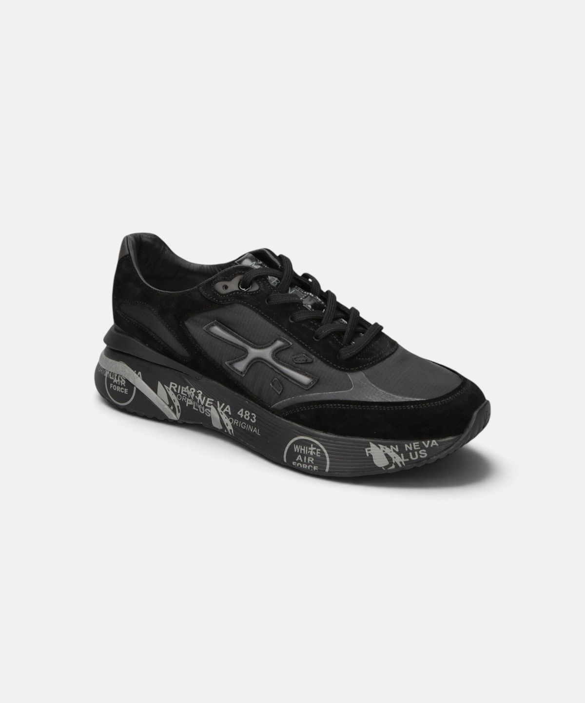 프리미아타(PREMIATA) [26FW][MOERUN] 블랙 남성 모에런 스니커즈