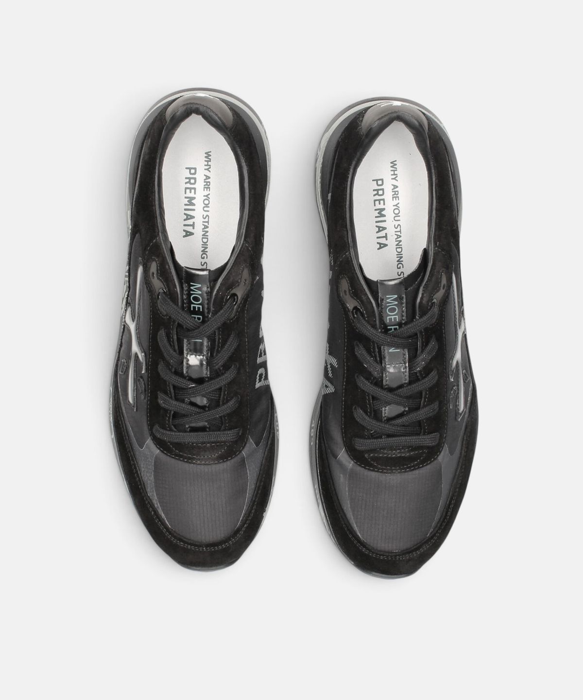 프리미아타(PREMIATA) [26FW][MOERUN] 블랙 남성 모에런 스니커즈
