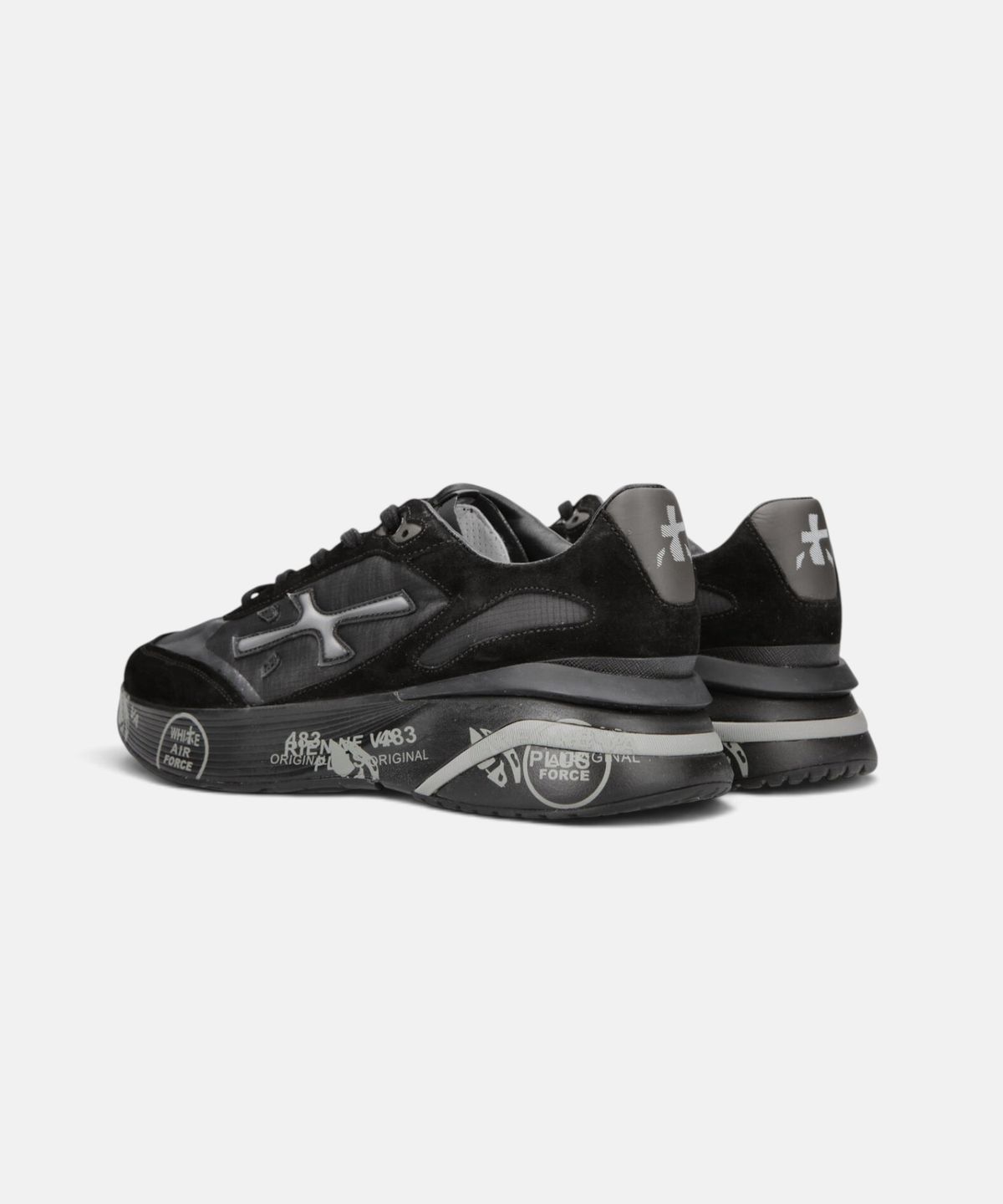 프리미아타(PREMIATA) [26FW][MOERUN] 블랙 남성 모에런 스니커즈