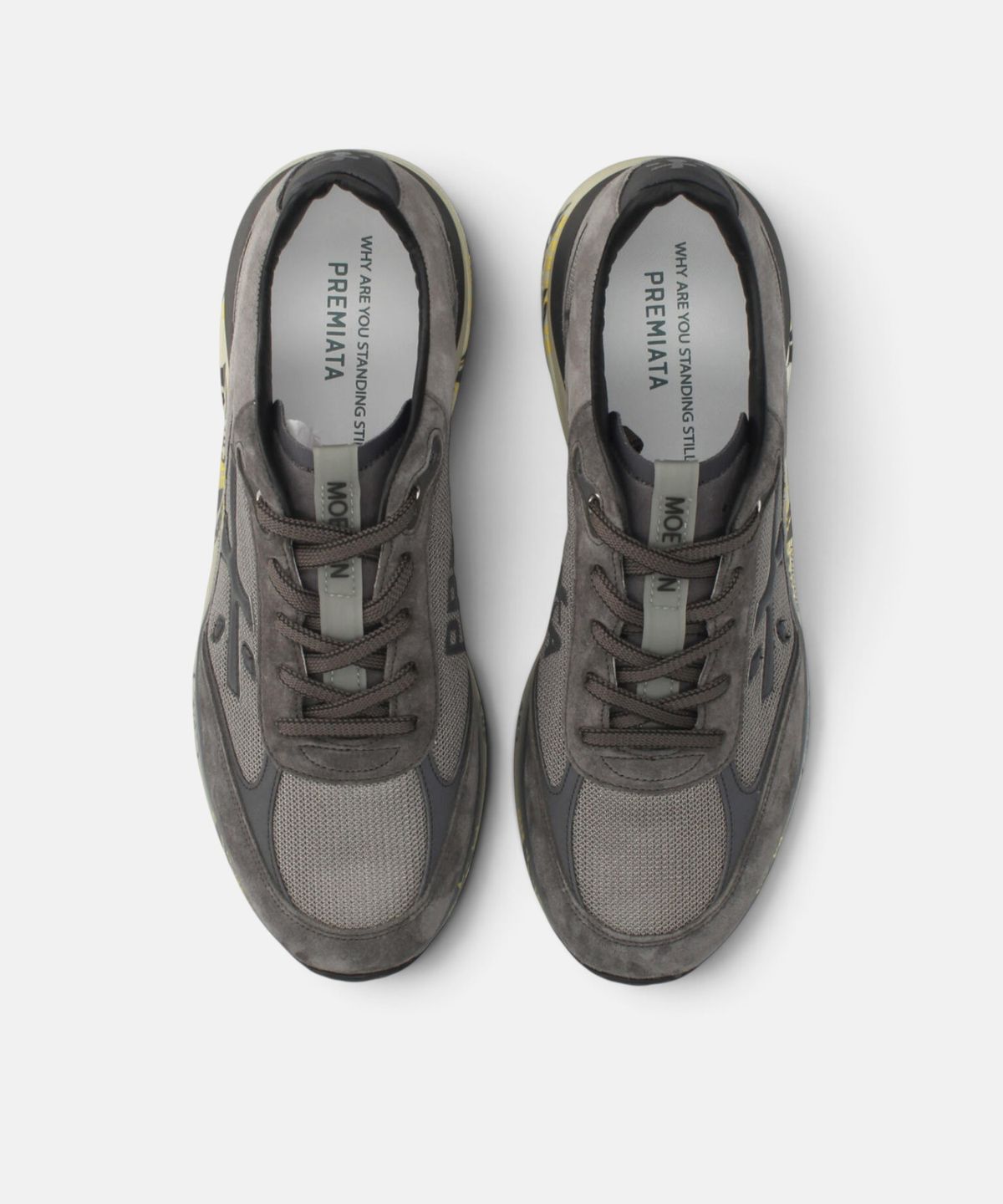 프리미아타(PREMIATA) [26FW][MOERUN] 탁한 카키 남성 모에런 스니커즈