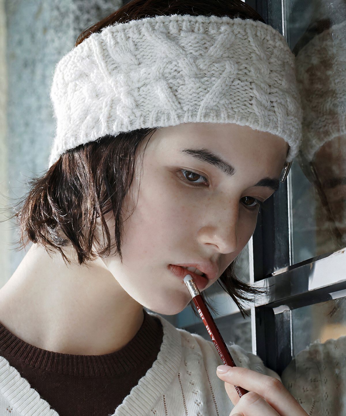 락피쉬웨더웨어(ROCKFISH WEATHERWEAR) HEART CABLE HAIRBAND & NECK WARMER - 4 colors