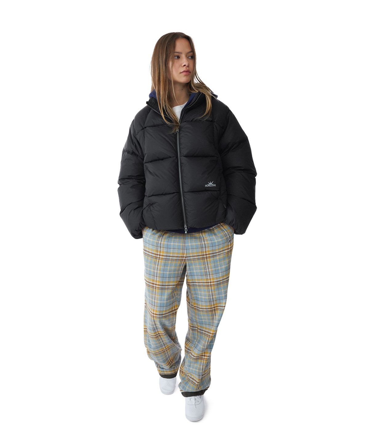 썬러브투어(SUNLOVETOUR) Toray Slice Down Jacket Black