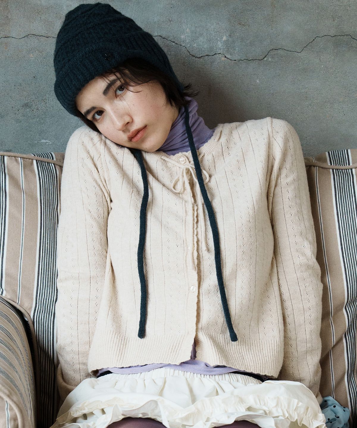 락피쉬웨더웨어(ROCKFISH WEATHERWEAR) MIX CABLE BEANIE - 5 colors