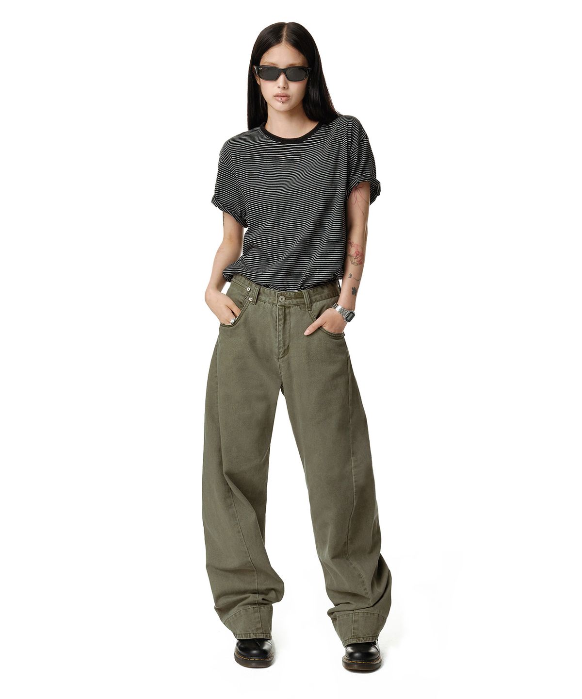 데케트 우먼(DECET WOMEN) Engineered Pants DCWPT033KHAKI