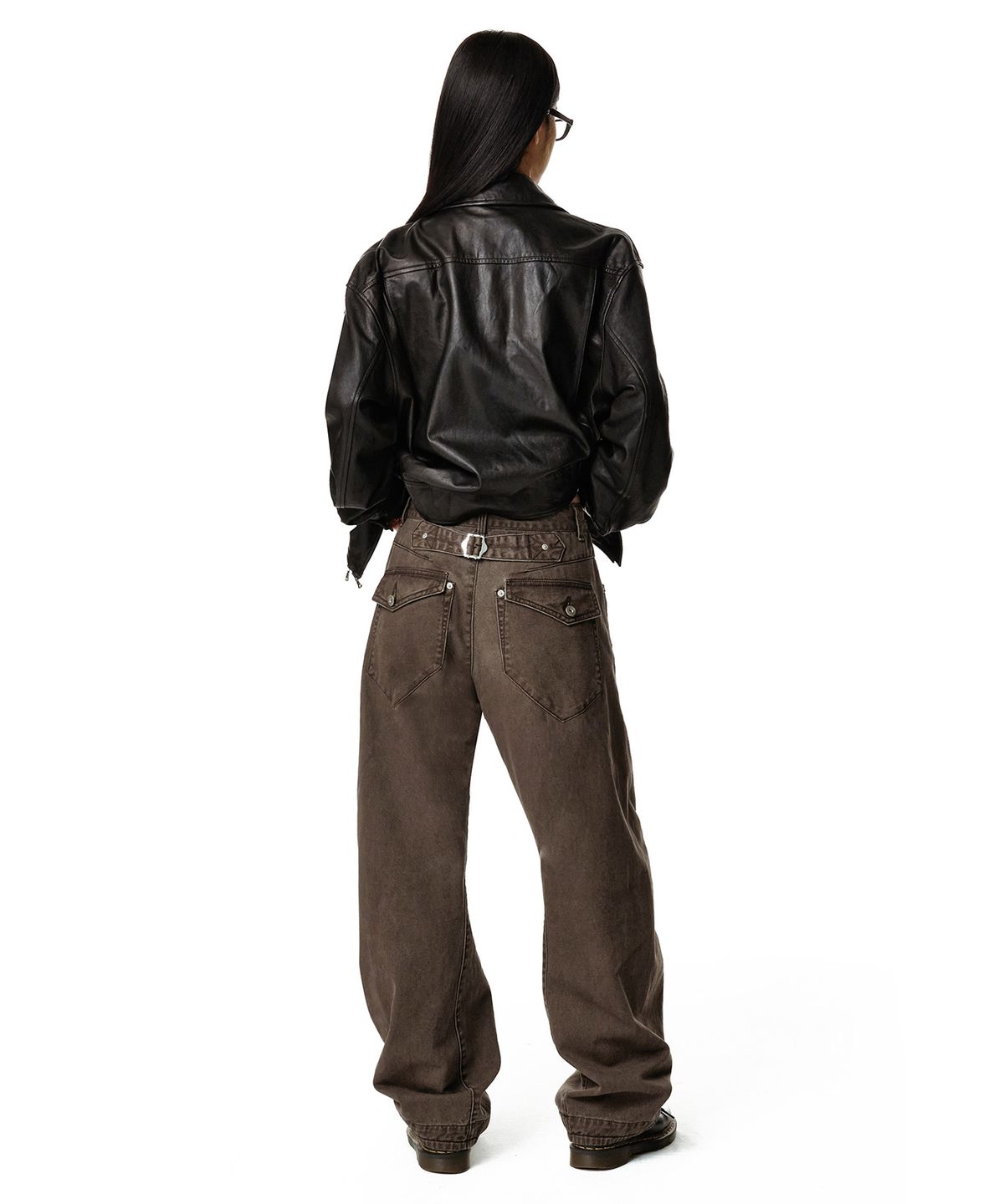 데케트 우먼(DECET WOMEN) Engineered Pants DCWPT033BROWN