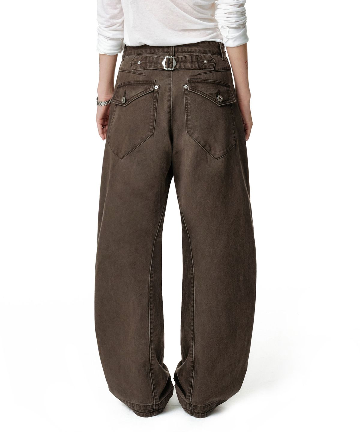 데케트 우먼(DECET WOMEN) Engineered Pants DCWPT033BROWN