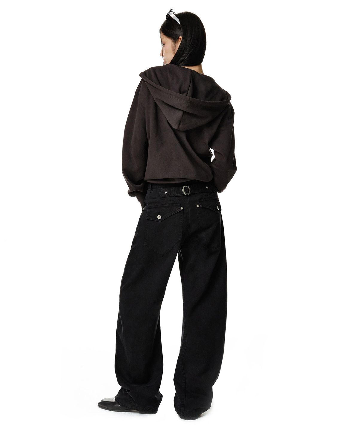 데케트 우먼(DECET WOMEN) Engineered Pants DCWPT033BLACKCT