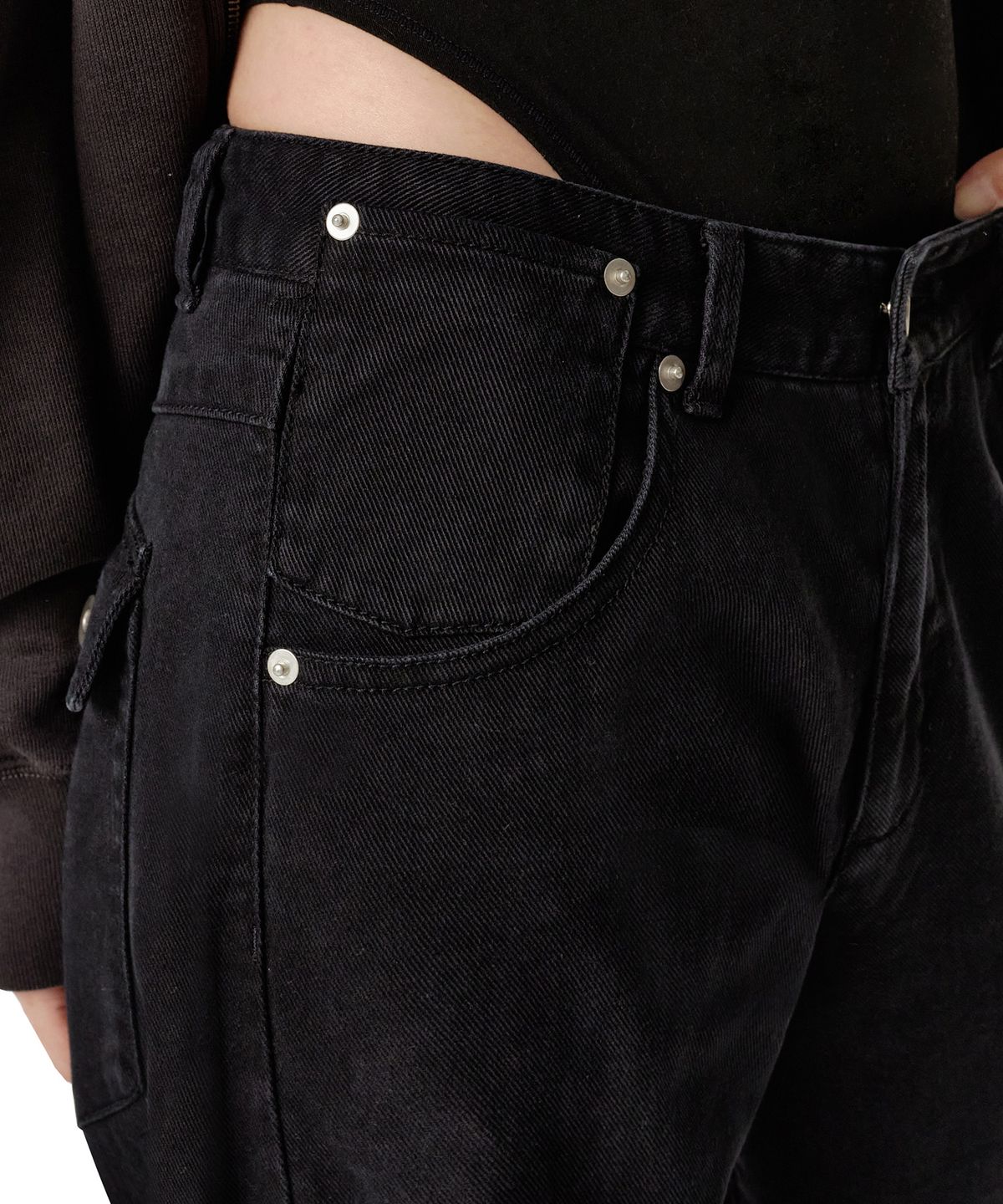 데케트 우먼(DECET WOMEN) Engineered Pants DCWPT033BLACKCT
