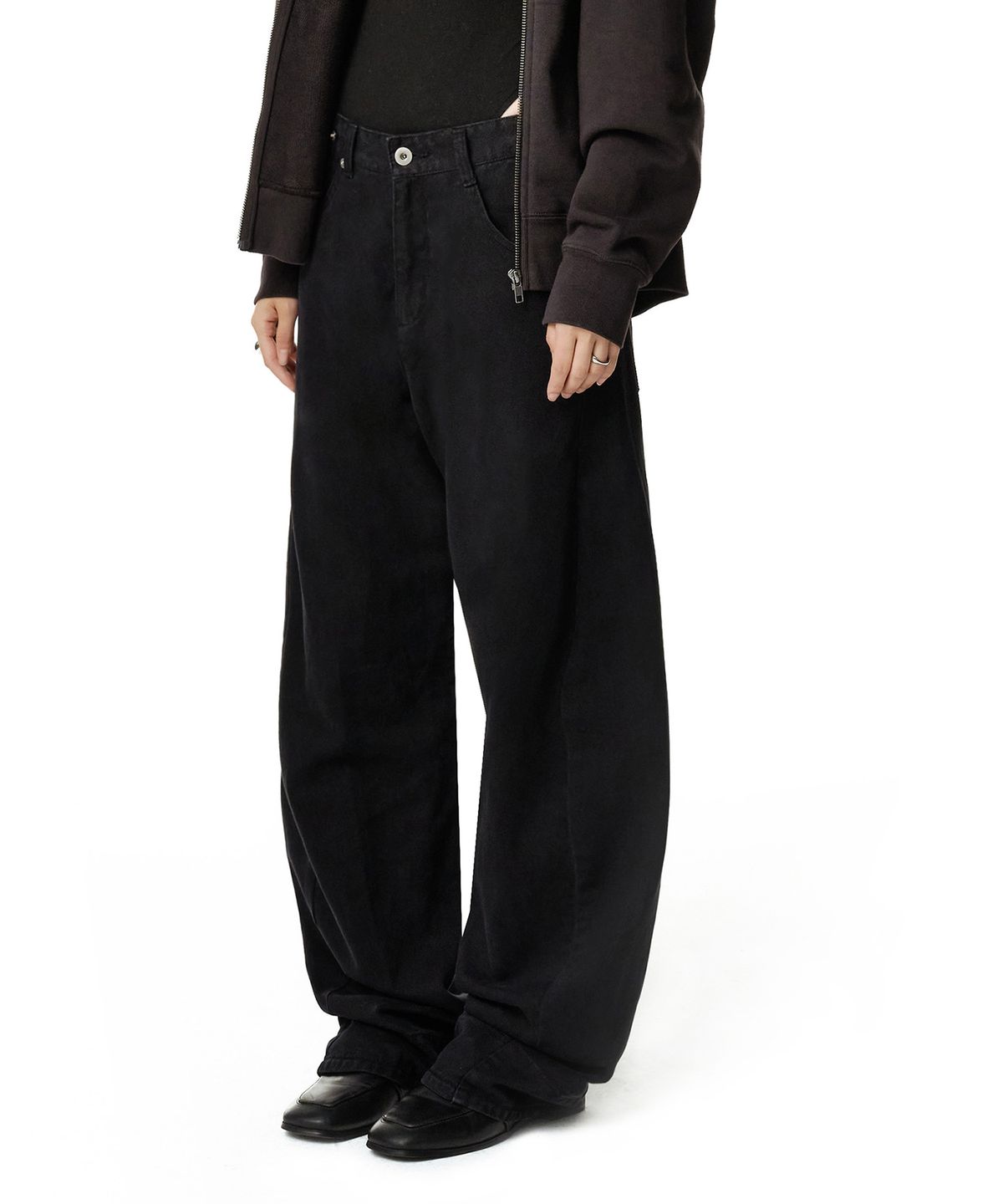 데케트 우먼(DECET WOMEN) Engineered Pants DCWPT033BLACKCT