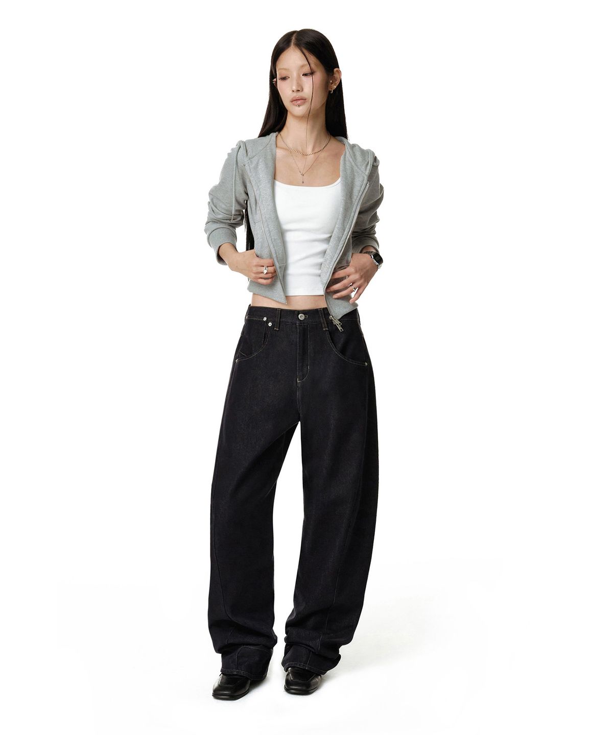 데케트 우먼(DECET WOMEN) Engineered Pants DCWPT033CPINDIGO