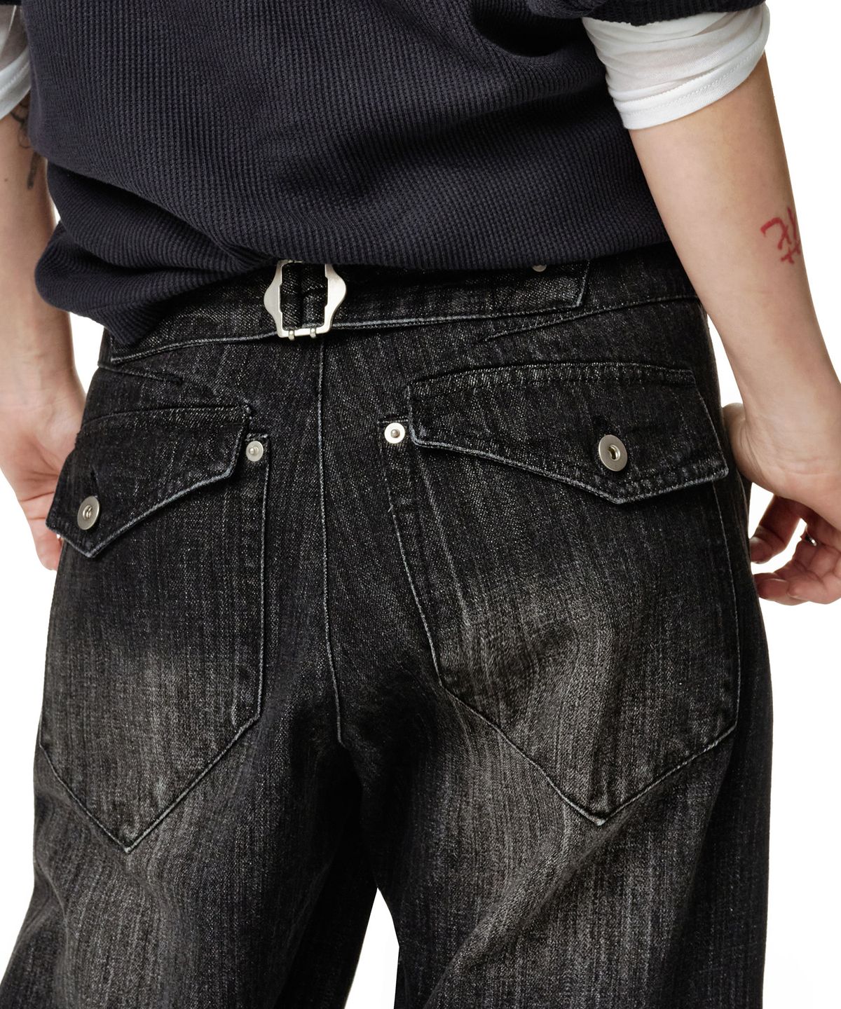데케트 우먼(DECET WOMEN) Engineered Pants DCWPT033BLACK