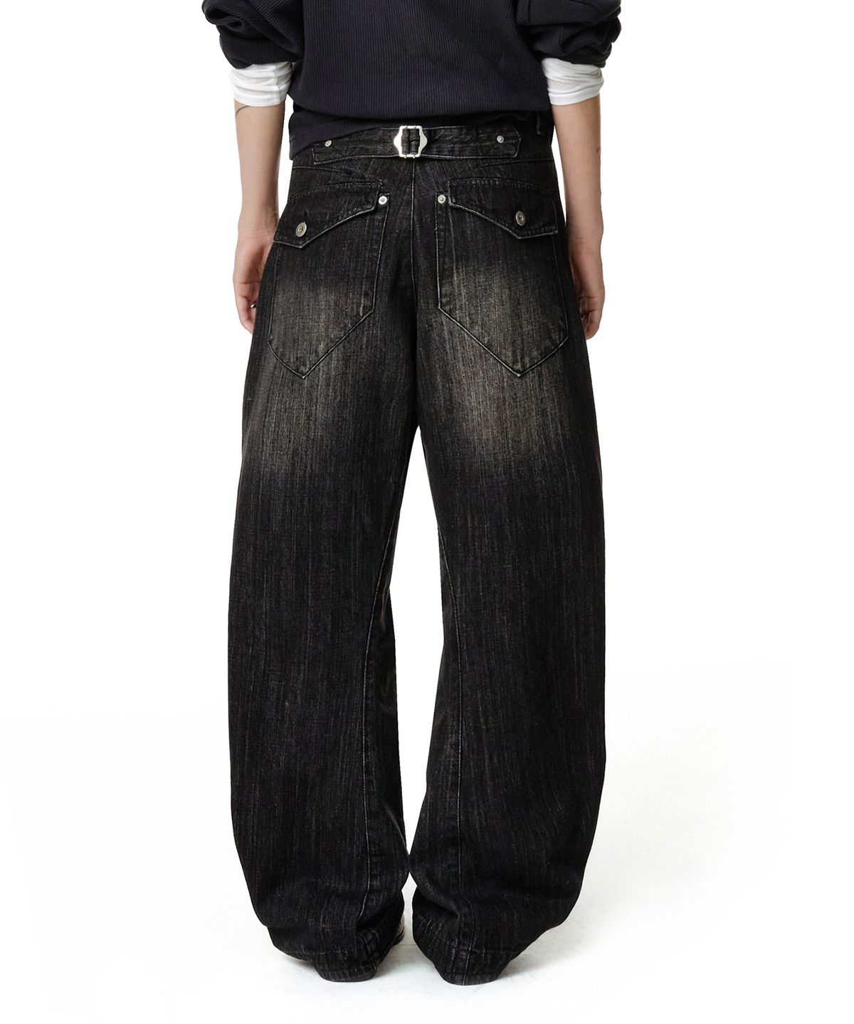 데케트 우먼(DECET WOMEN) Engineered Pants DCWPT033BLACK