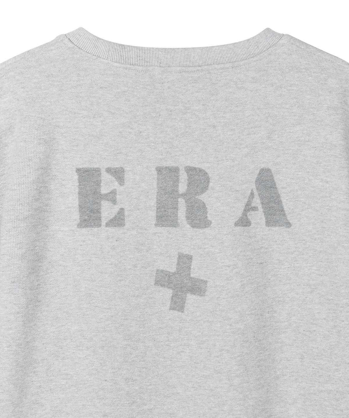 이알에이(ERA) UNISEX ERA RAW EDGE SWEATSHIRT - GRAY