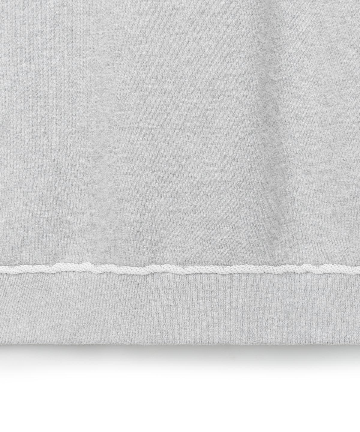 이알에이(ERA) UNISEX ERA RAW EDGE SWEATSHIRT - GRAY