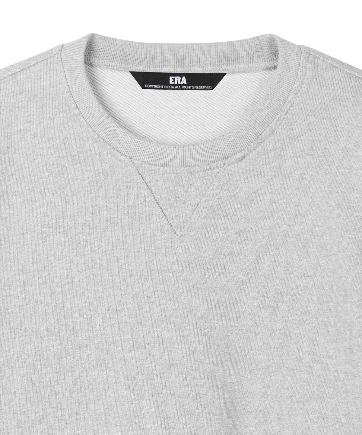 이알에이(ERA) UNISEX ERA RAW EDGE SWEATSHIRT - GRAY