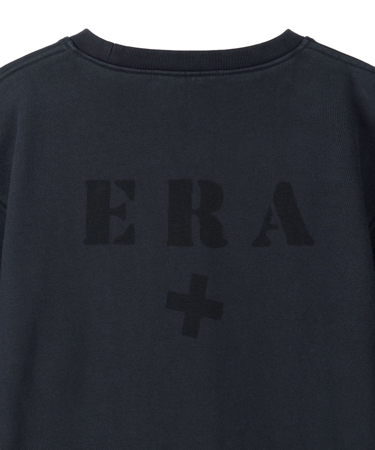 이알에이(ERA) UNISEX ERA RAW EDGE SWEATSHIRT - NAVY