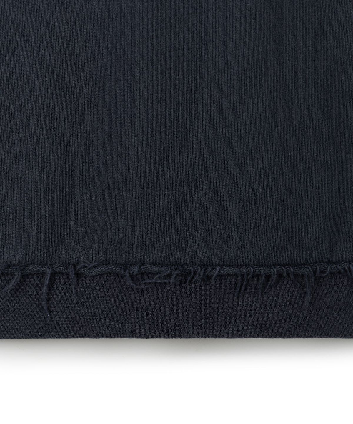 이알에이(ERA) UNISEX ERA RAW EDGE SWEATSHIRT - NAVY