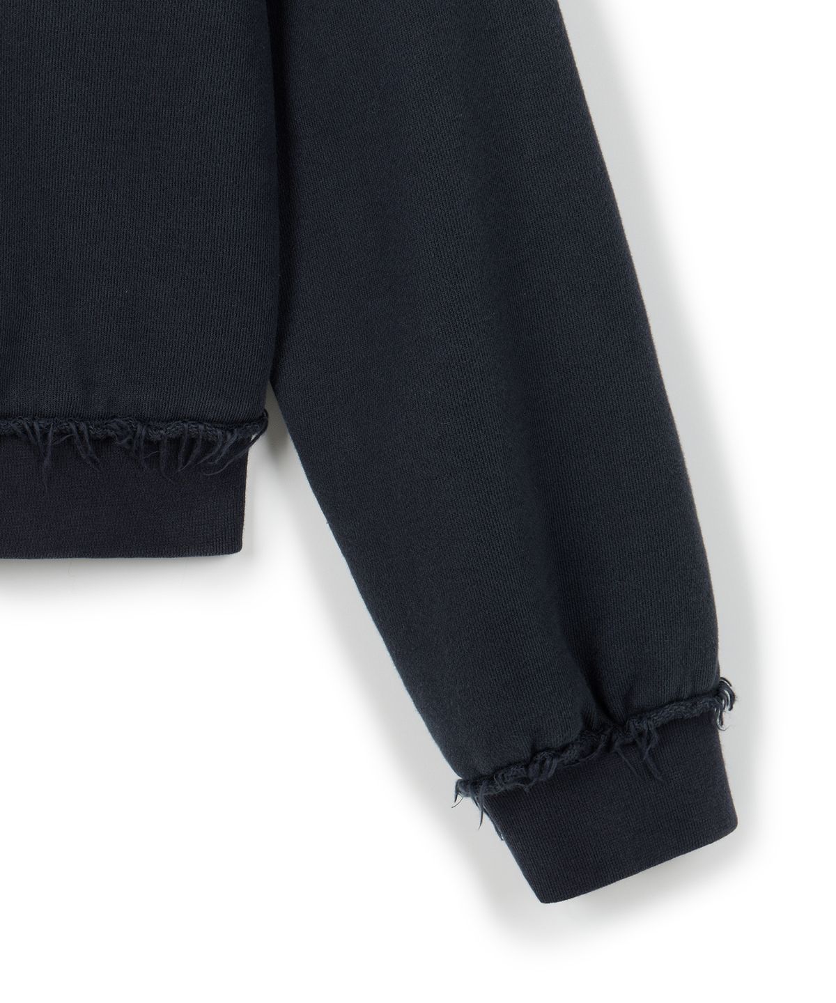 이알에이(ERA) UNISEX ERA RAW EDGE SWEATSHIRT - NAVY
