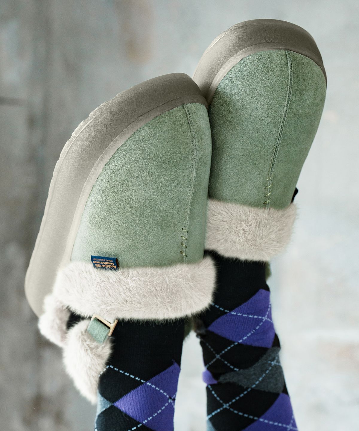 락피쉬웨더웨어(ROCKFISH WEATHERWEAR) CLOUDY FUR SLINGBACKS - 7 colors