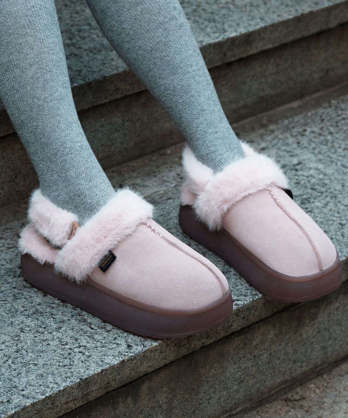 락피쉬웨더웨어(ROCKFISH WEATHERWEAR) CLOUDY FUR SLINGBACKS - 7 colors