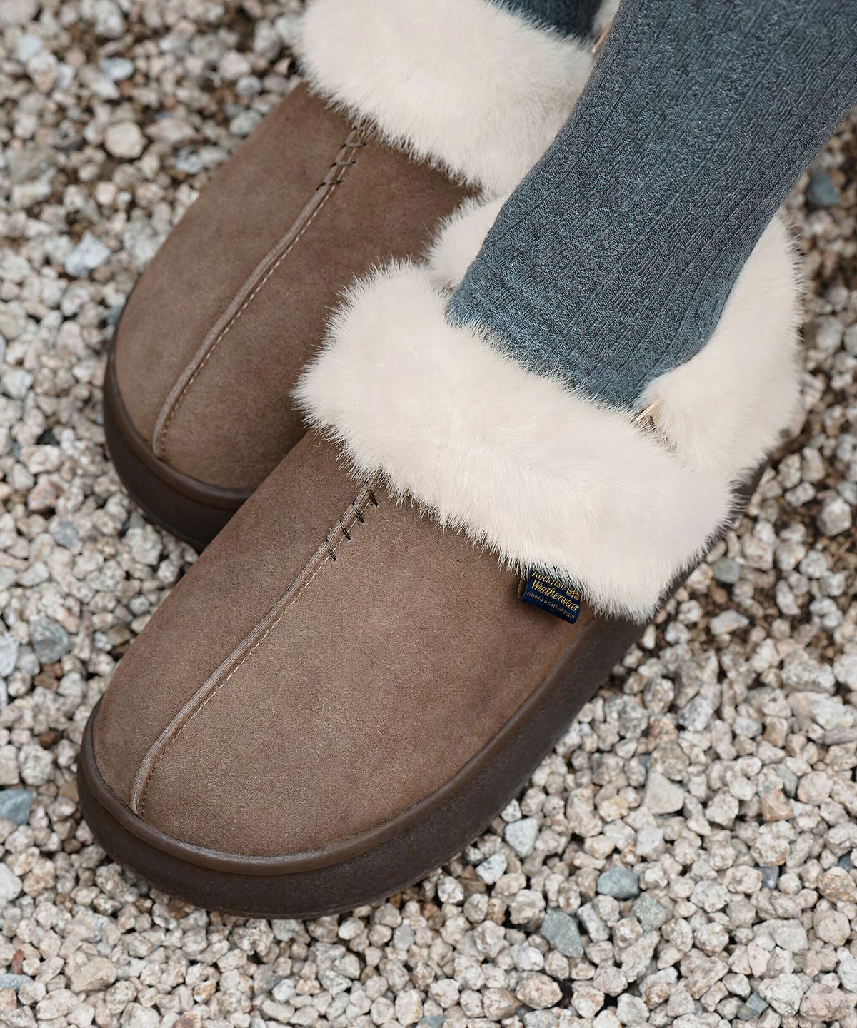 락피쉬웨더웨어(ROCKFISH WEATHERWEAR) CLOUDY FUR SLINGBACKS - 7 colors
