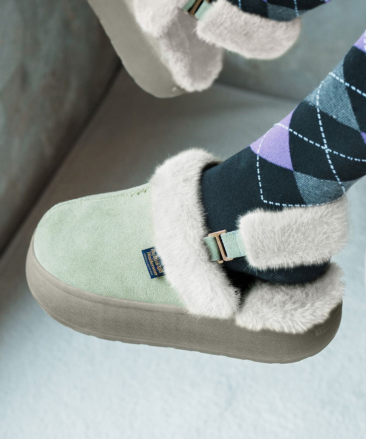 락피쉬웨더웨어(ROCKFISH WEATHERWEAR) CLOUDY FUR SLINGBACKS - 7 colors