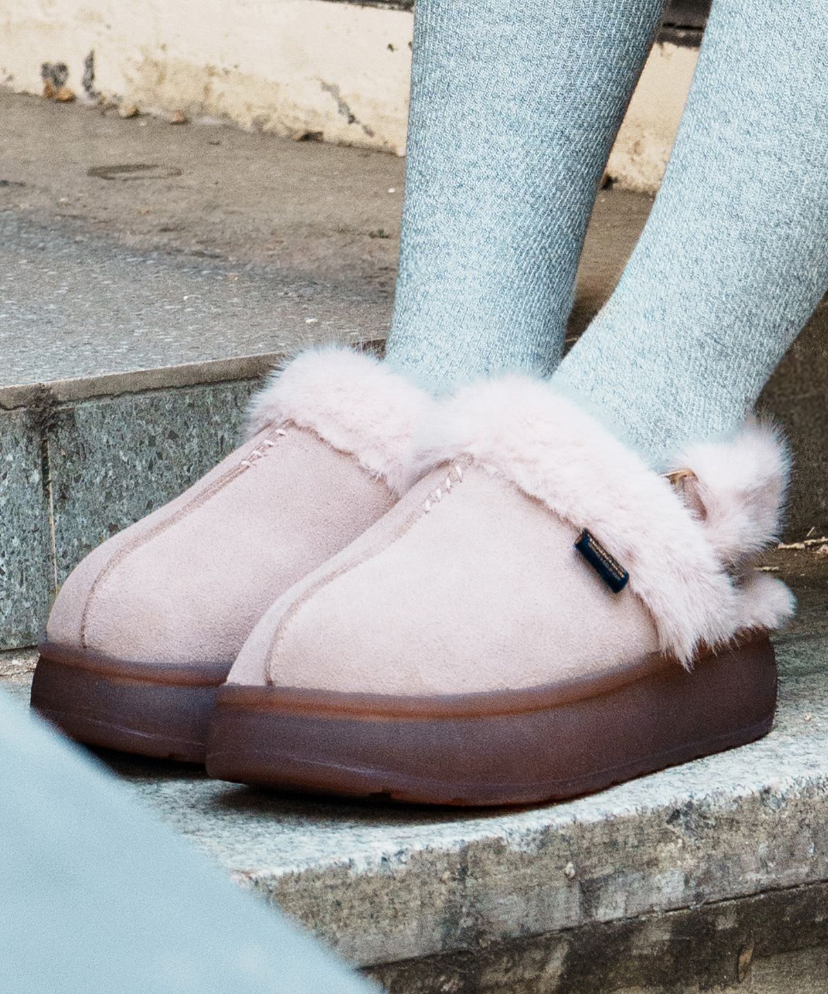 락피쉬웨더웨어(ROCKFISH WEATHERWEAR) CLOUDY FUR SLINGBACKS - 7 colors