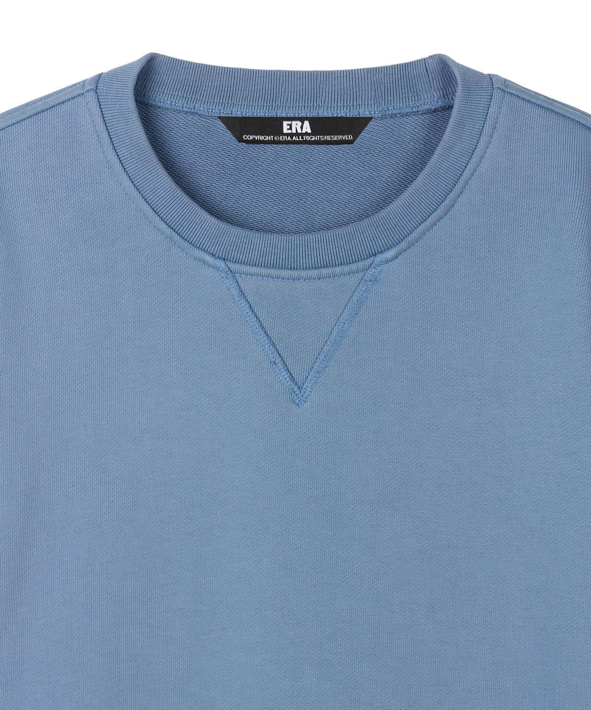 이알에이(ERA) UNISEX ERA RAW EDGE SWEATSHIRT - FADED BLUE