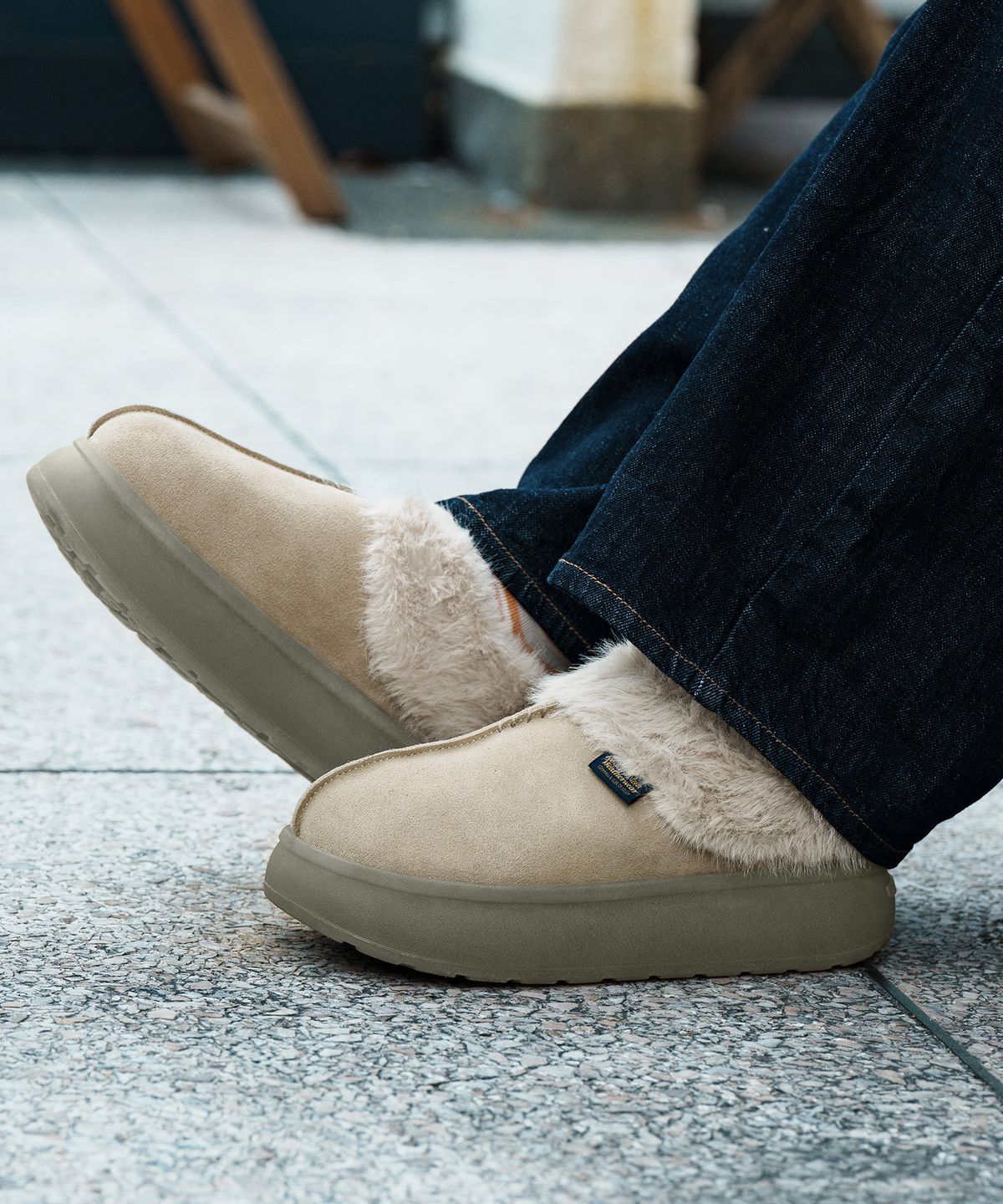 락피쉬웨더웨어(ROCKFISH WEATHERWEAR) CLOUDY FUR MULES - 7 colors