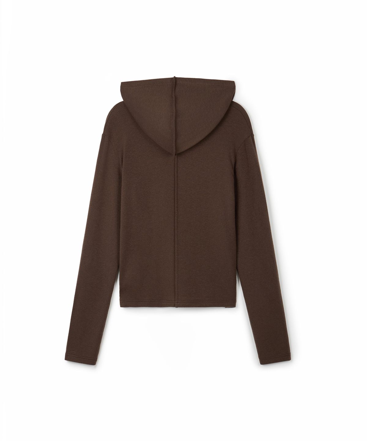 이알에이(ERA) MEN ERA JERSEY HOODED TOP - BROWN