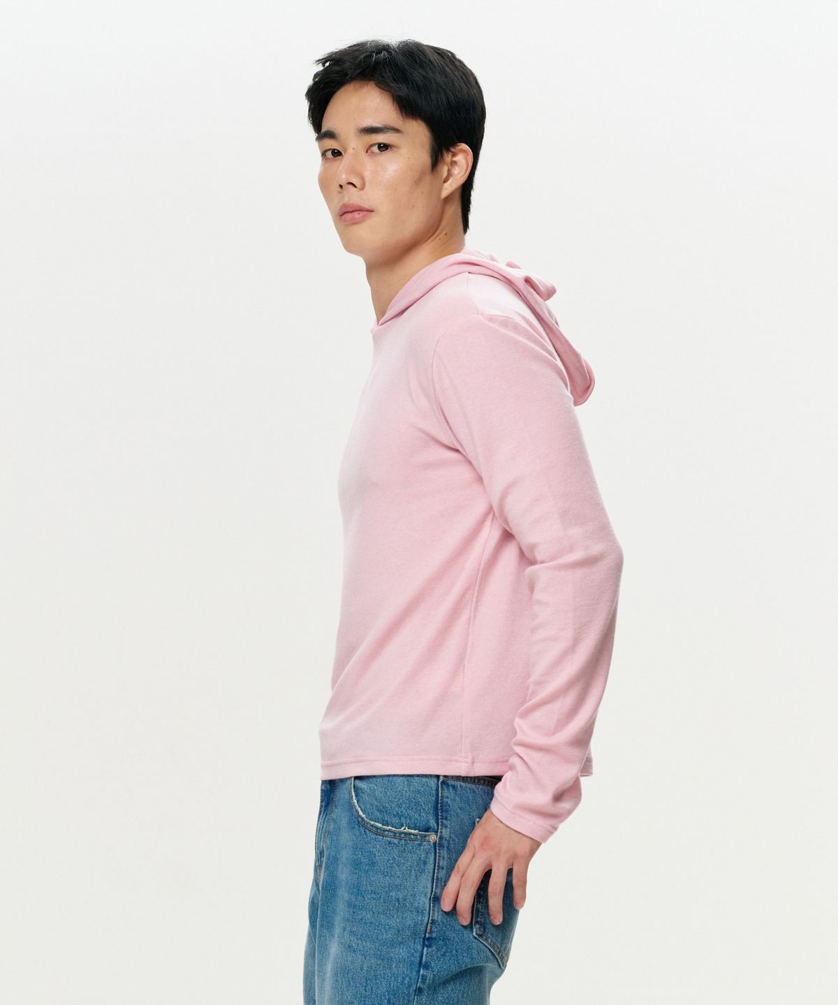 이알에이(ERA) MEN ERA JERSEY HOODED TOP - PINK