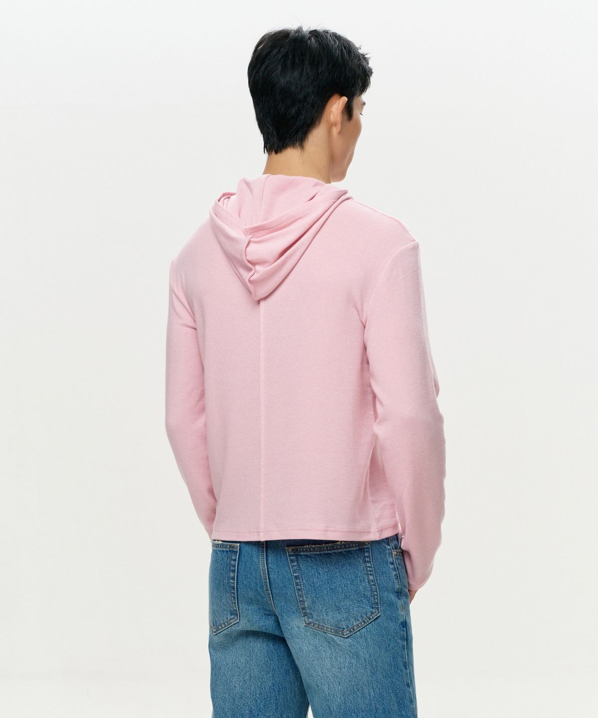 이알에이(ERA) MEN ERA JERSEY HOODED TOP - PINK